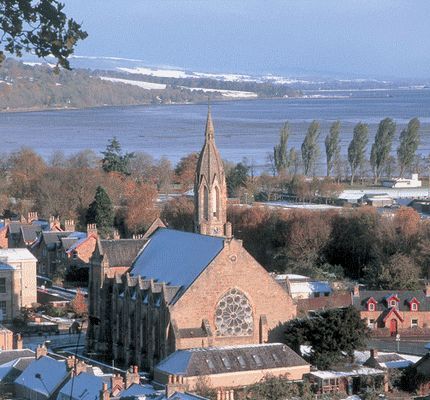 The Free Church in Dingwall, Scotland, where Dr Kennedy was minister.
